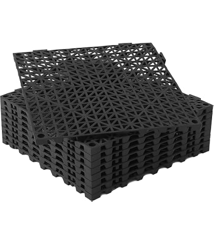Amazon.com: ToLanbbt Plastic Interlocking Deck Tiles 9 Pack 12